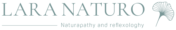 Lara naturo, naturophaty and reflexologhy, logo
